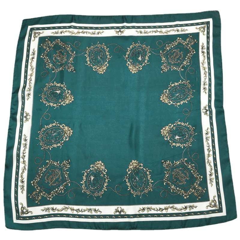 women's small square floral scarf - MRSLM