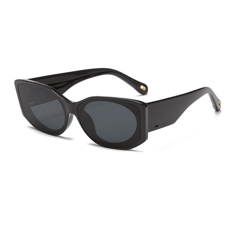 women's vintage steampunk square sunglasses, view 3 - MRSLM
