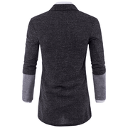 men's slim knit cardigan sweater, view 5 - MRSLM