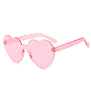 peach heart frameless sunglasses, view 19 - MRSLM