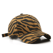 zebra print baseball cap, view 4 - MRSLM