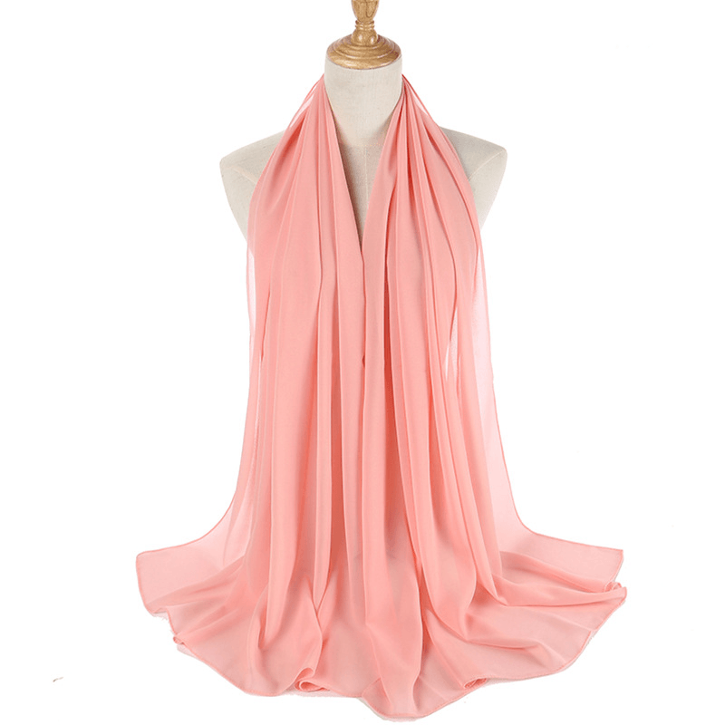 women's chiffon hijab headscarf, view 3 - MRSLM