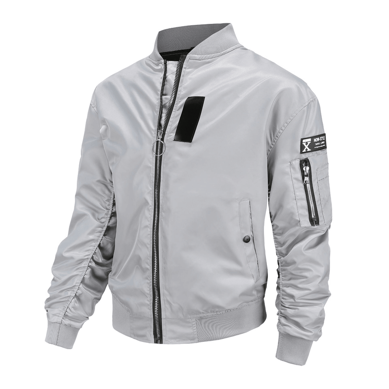 men's MA1 pilot baseball jacket, view 5 - MRSLM