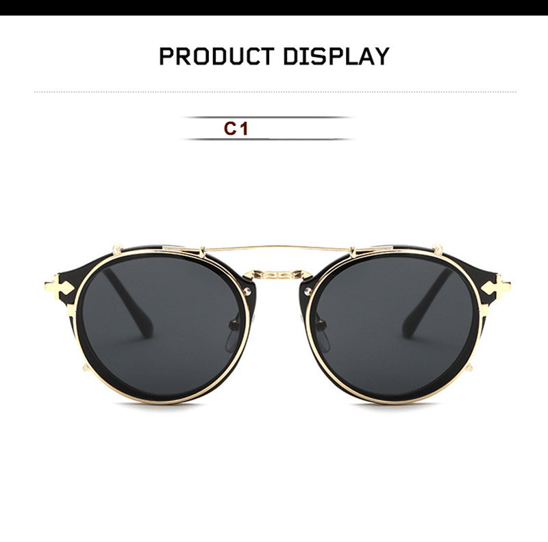 Women's round mirror sunglasses, view 14 - MRSLM