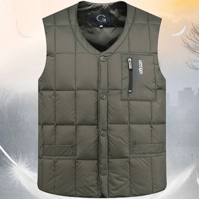 lightweight warm down vest - MRSLM