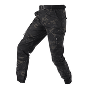 Camouflage Tactical Pants Lattice Fanshui 65 35 Plaid Tactical Pants Drawstring Feet - MRSLM