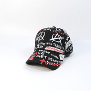 Graffiti hip hop baseball cap, view 7 - MRSLM