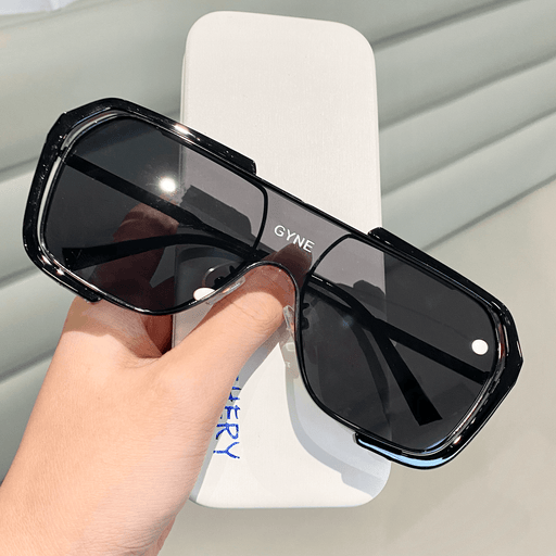one-piece big frame aviator sunglasses - MRSLM