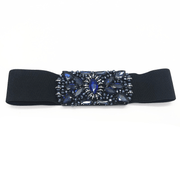women's crystal rhinestone belt, view 4 - MRSLM