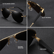 classic rimless sunglasses, view 9 - MRSLM