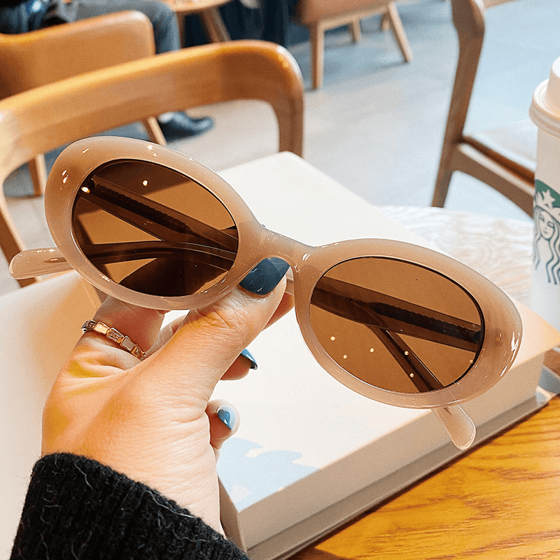 women's small frame oval sunglasses - MRSLM