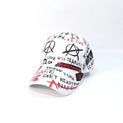 Graffiti hip hop baseball cap, view 6 - MRSLM