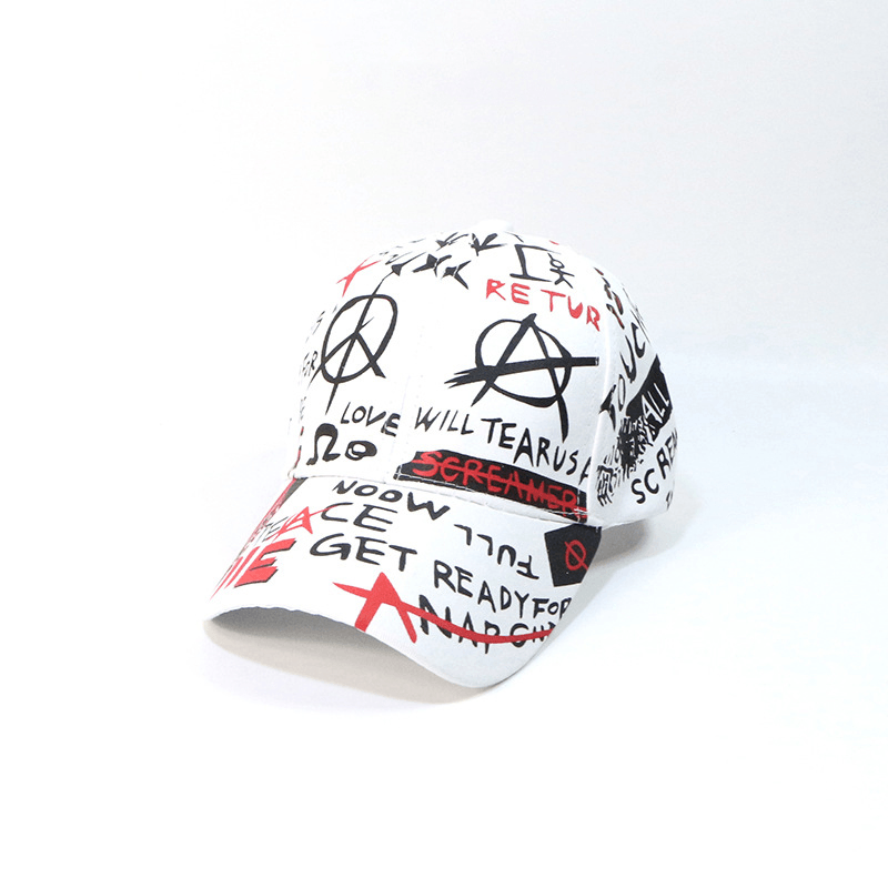 Graffiti hip hop baseball cap, view 6 - MRSLM