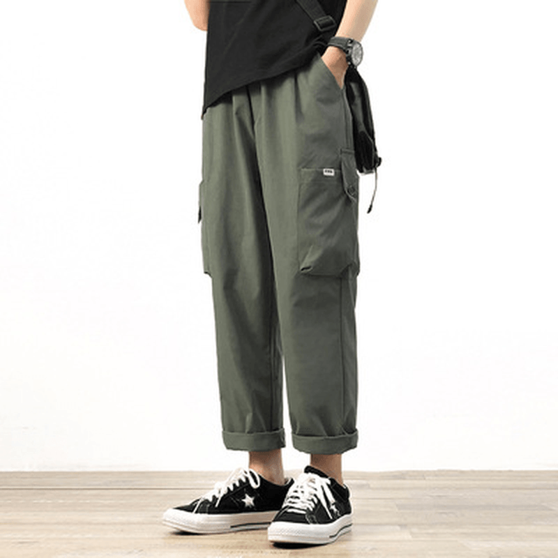 men's straight leg capri pants - MRSLM