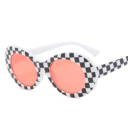 oval frame colorful sunglasses, view 6 - MRSLM