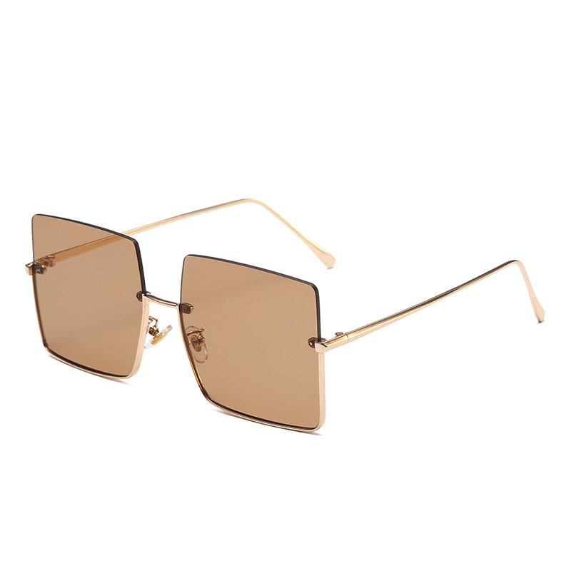 half-rim square sunglasses, view 4 - MRSLM