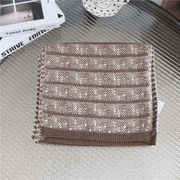 thick warm couple knitted scarf, view 6 - MRSLM