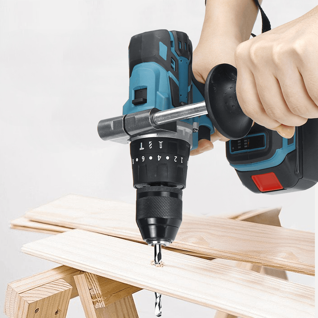 Electric Cordless Drill 2 Speed Brushless with Batteries & Handel - MRSLM