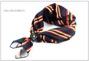 retro cotton square scarf, view 9 - MRSLM