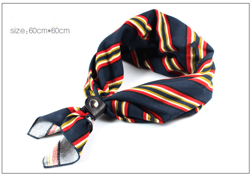 retro cotton square scarf, view 9 - MRSLM