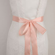 rhinestone bridal belt with bow, view 14 - MRSLM
