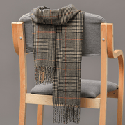 British Plaid Imitation Cashmere Tassels Couple Parent-Child Men'S Scarf - MRSLM