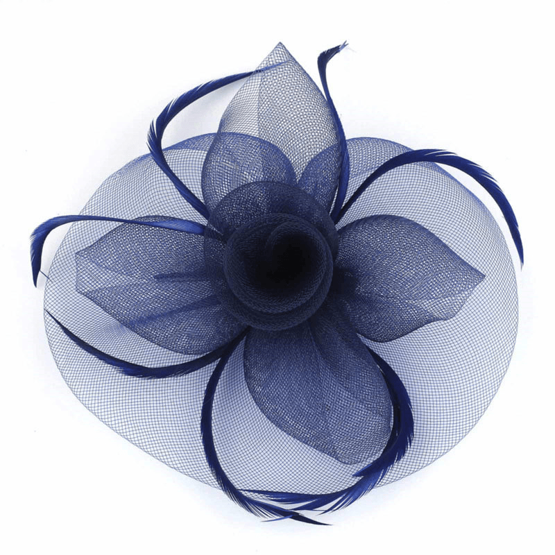 Flower Mesh Hair Accessories Bridal Stage Performance - MRSLM