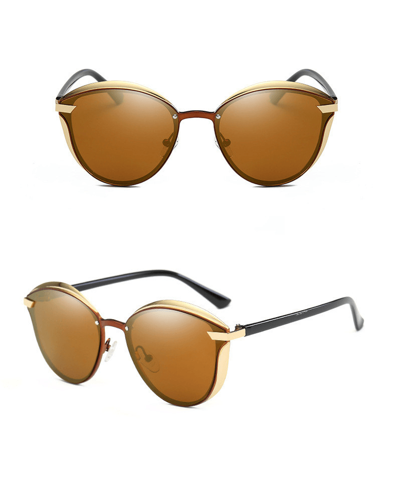 retro round polarized sunglasses, view 6 - MRSLM
