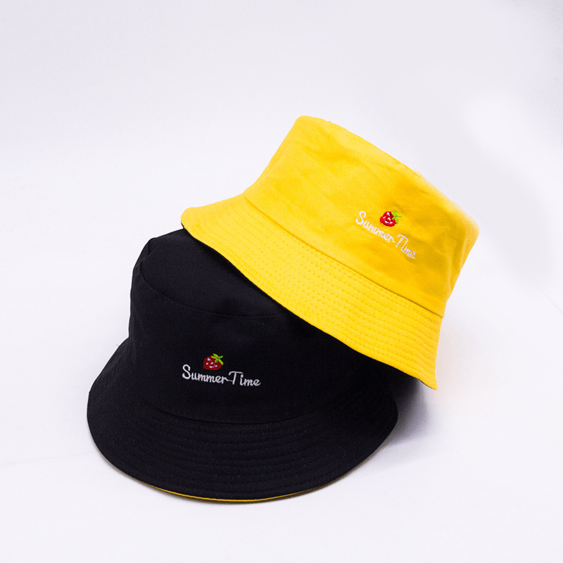 Korean style cotton fisherman hat, view 2 - MRSLM