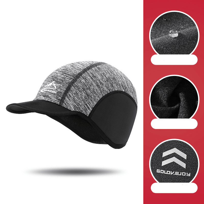 Winter fleece riding cap with ear protection, view 7 - MRSLM