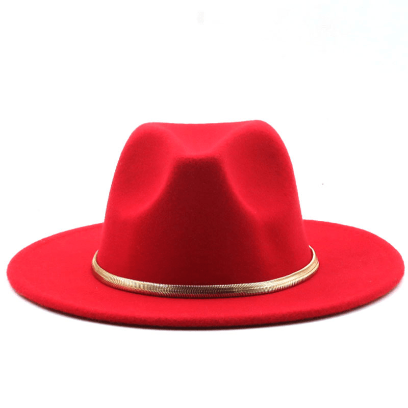 wool cotton fedora jazz hat, view 3 - MRSLM