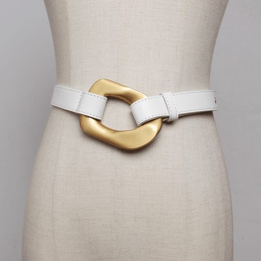 Women's slim leather belt, view 7 - MRSLM