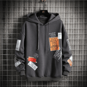 Hooded Fleece Printed Sweatshirt - MRSLM
