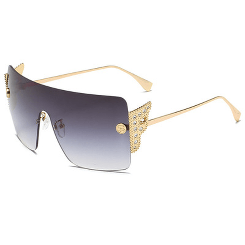 Big square one-piece sunglasses, view 2 - MRSLM