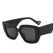 retro polygon contrast sunglasses, view 9 - MRSLM