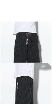 men's striped harem pants, view 13 - MRSLM
