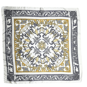women's small square floral scarf, view 12 - MRSLM