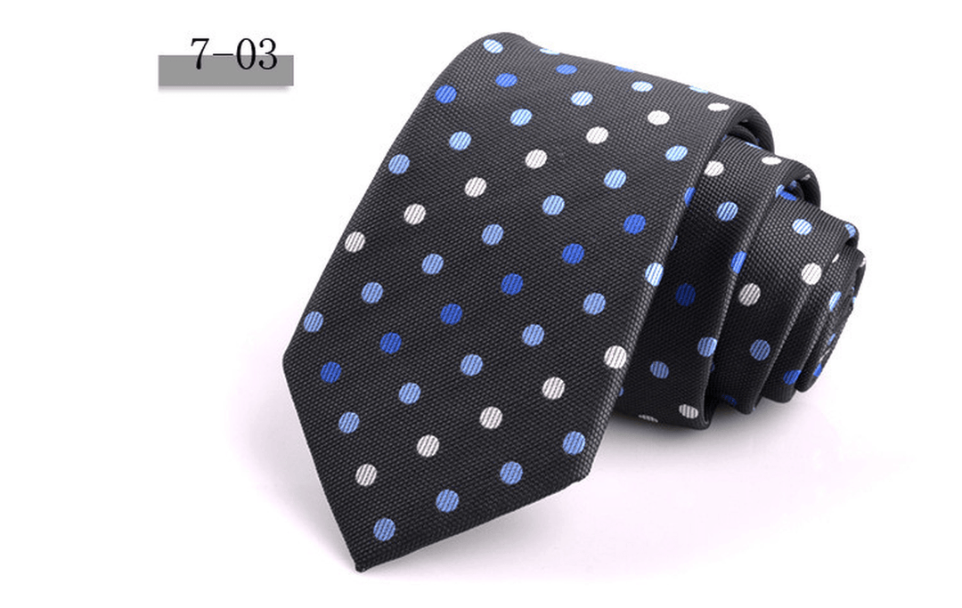 New Men'S 7Cm Striped Business Formal Tie - MRSLM