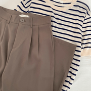Mopping Suit Trousers Straight Thick Trousers - MRSLM