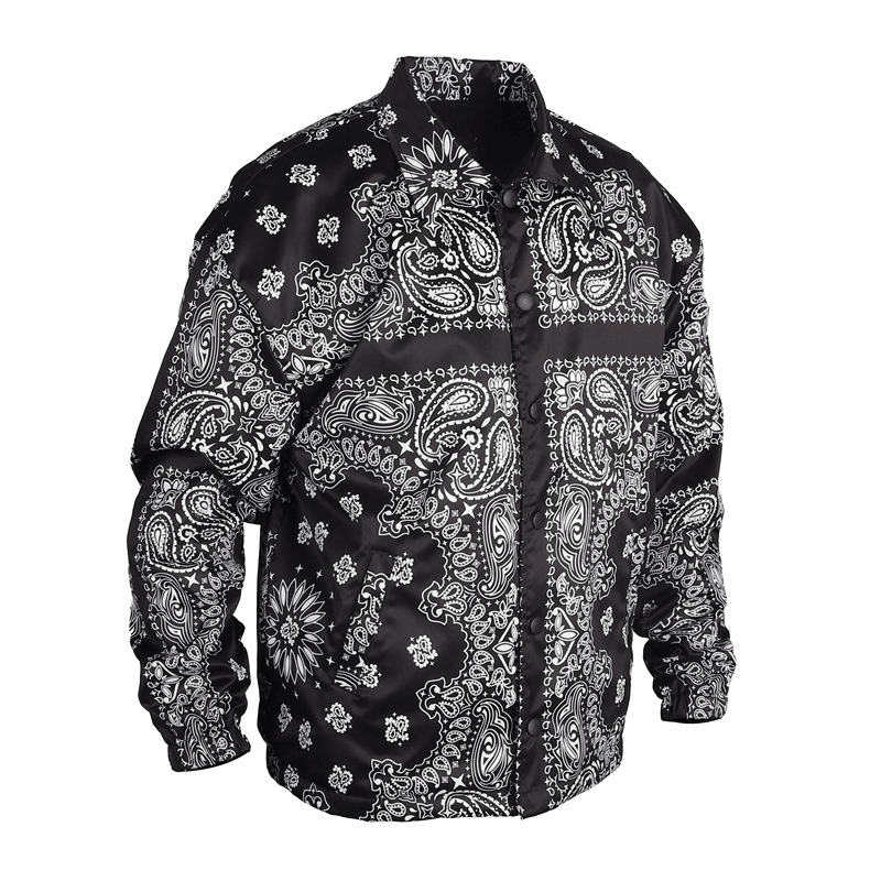 men's vintage floral lapel jacket, view 6 - MRSLM