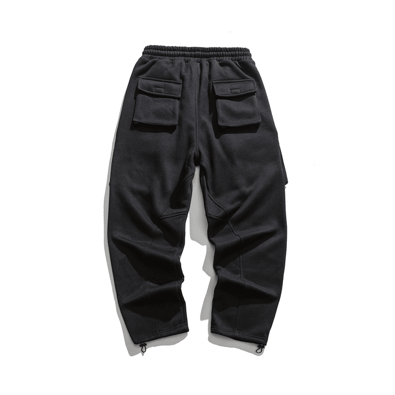 Men's loose casual cotton overalls, view 4 - MRSLM