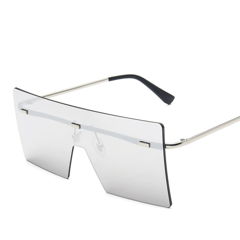 Large one-piece square sunglasses, view 3 - MRSLM