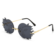 Funny polygonal moon sunglasses for women - MRSLM