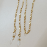 metal glasses and mask chain, view 3 - MRSLM