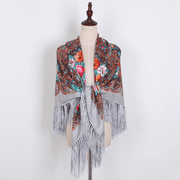 Cotton twill warm shawl, view 3 - MRSLM
