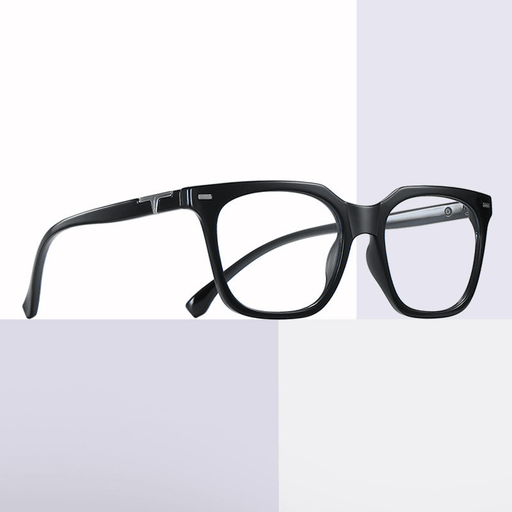 retro big frame flat mirror glasses - MRSLM