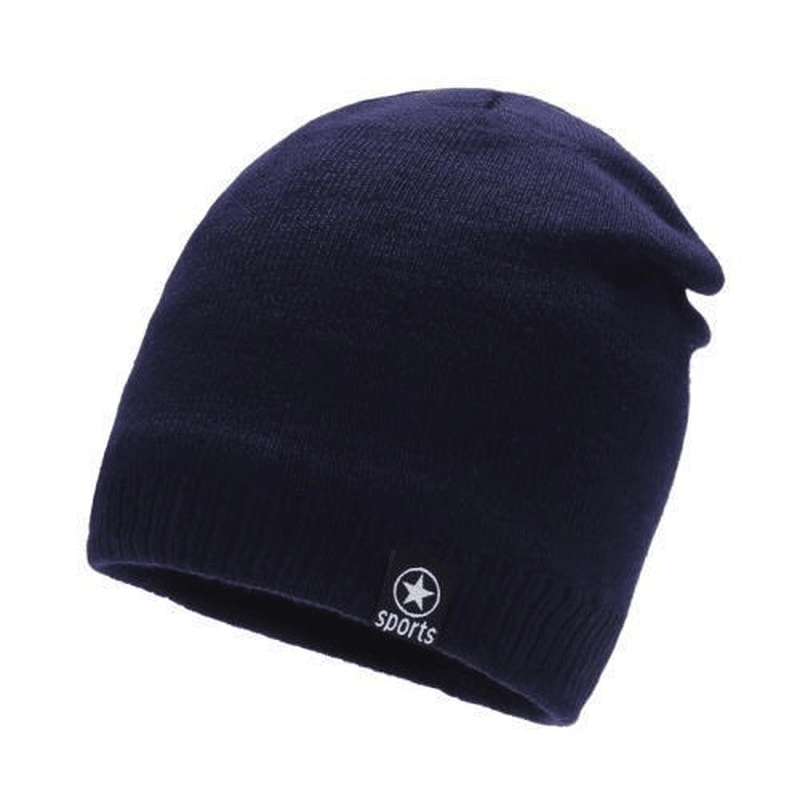 plush knitted winter hat, view 6 - MRSLM