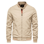 Color Striped Baseball Collar Men and Women Couple Coat Jacket - MRSLM
