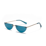 semicircle rimless sunglasses, view 2 - MRSLM