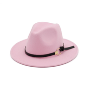 Wool felt jazz hat with belt, view 8 - MRSLM